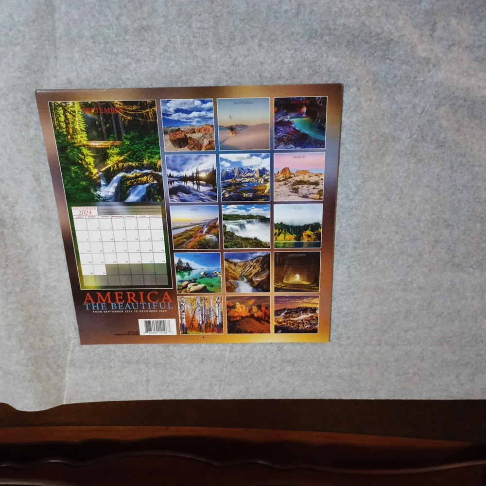 6 Wall Calendars 12 x 12 America the Beautiful 16 Months